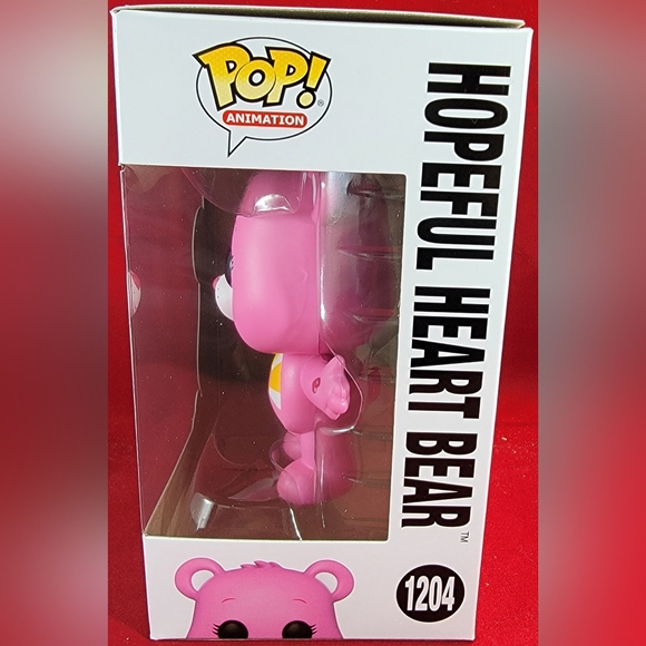 Hopeful heart bear funko # 1204 (nib)Brand new care bears hopeful heart bear - Picture 5 of 7